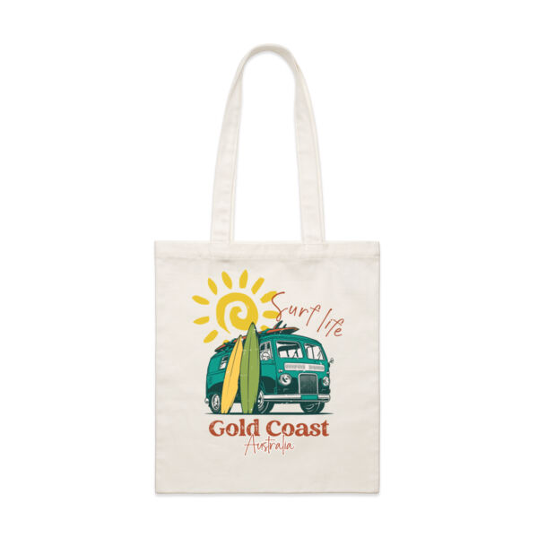 Surf Life Gold Coast Beach Tote Bag Thumbnail